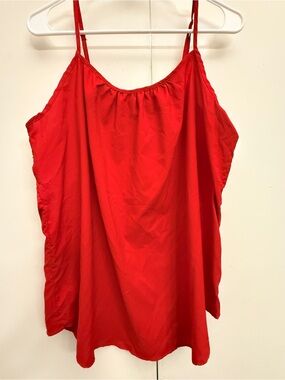 Faded Glory Bright Red Spaghetti Strap Camisole